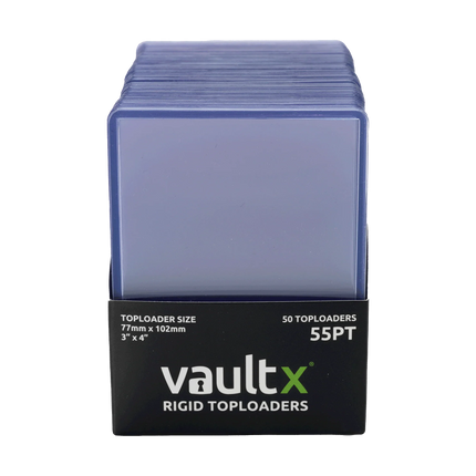 Vault X - Rigid Toploaders 55pt (50 Pack)
