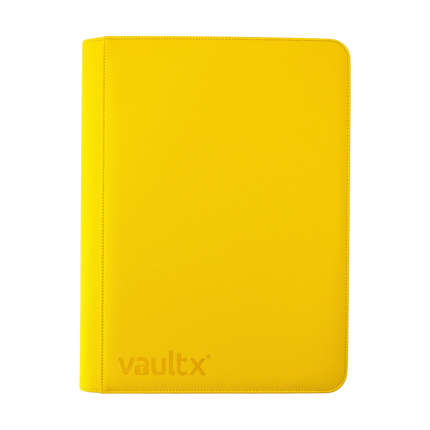Vault X - 16-Pocket Exo-Tec® XXL Zip Binder - Yellow