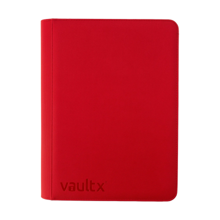 Vault X - 16-Pocket Exo-Tec® XXL Zip Binder - Red