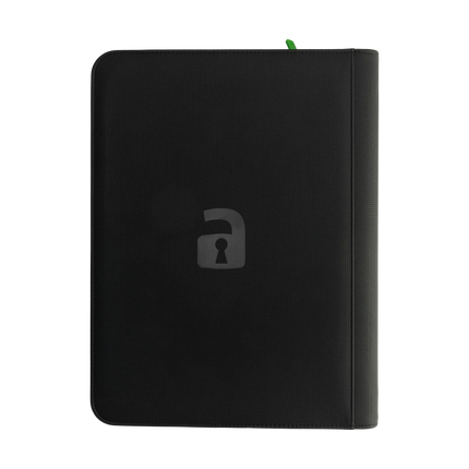 Vault X - 16-Pocket Exo-Tec® XXL Zip Binder - Black