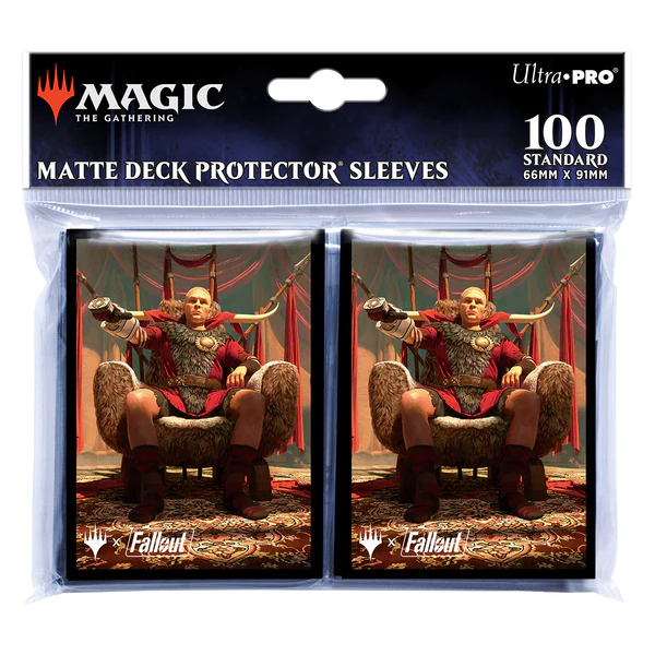 Fallout® Caesar, Legion’s Emperor Deck Protector® Sleeves (100ct) for Magic: The Gathering