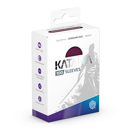 Ultimate Guard - Katana Sleeves - Standard Size - Ideal-Fit - Radiant Plum - 100pk