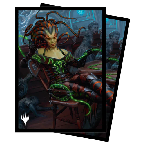 Outlaws of Thunder Junction Vraska, the Silencer Key Art Deck Protector Sleeves (100ct) for Magic: The Gathering