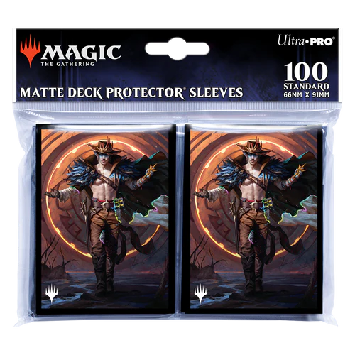 Outlaws of Thunder Junction Oko, the Ringleader Key Art Deck Protector Sleeves (100ct) for Magic: The Gathering