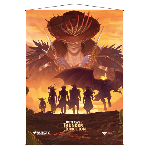 Outlaws of Thunder Junction Gang Silhouette Wall Scroll for Magic: The Gathering
