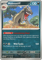 Pokemon TCG - Scarlet & Violet - Base Set - 137/198 - Mabosstiff - Uncommon