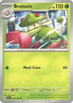 Pokemon TCG - Scarlet & Violet - Base Set - 4/198 - Breloom - Uncommon - Reverse Holofoil