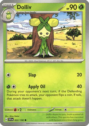 Pokemon TCG - Scarlet & Violet - Base Set - 22/198 - Dolliv - Common