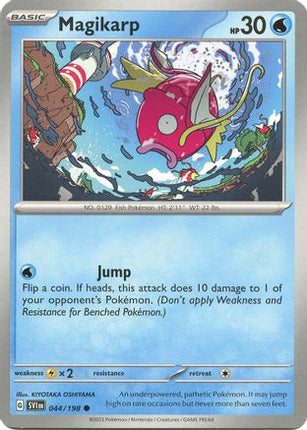 Pokemon TCG - Scarlet & Violet - Base Set - 44/198 - Magikarp - Common