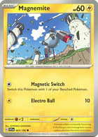 Pokemon TCG - Scarlet & Violet - Base Set - 63/198 - Magnemite - Common - Reverse Holofoil
