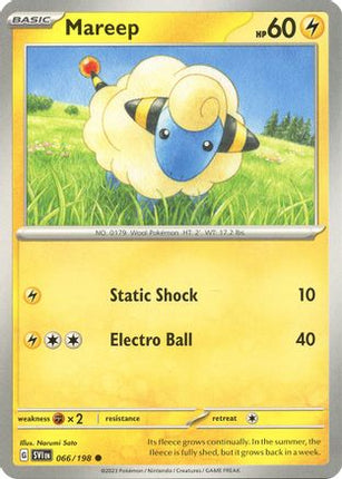 Pokemon TCG - Scarlet & Violet - Base Set - 66/198 - Mareep - Common