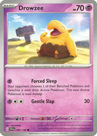 Pokemon TCG - Scarlet & Violet - Base Set - 82/198 - Drowzee - Common - Reverse Holofoil