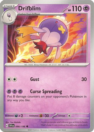 Pokemon TCG - Scarlet & Violet - Base Set - 90/198 - Drifblim - Uncommon