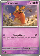 Pokemon TCG - Scarlet & Violet - Base Set - 94/198 - Dedenne - Common - Reverse Holofoil