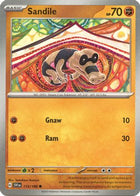 Pokemon TCG - Scarlet & Violet - Base Set - 115/198 - Sandile - Common