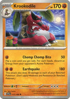 Pokemon TCG - Scarlet & Violet - Base Set - 117/198 - Krookodile - Uncommon