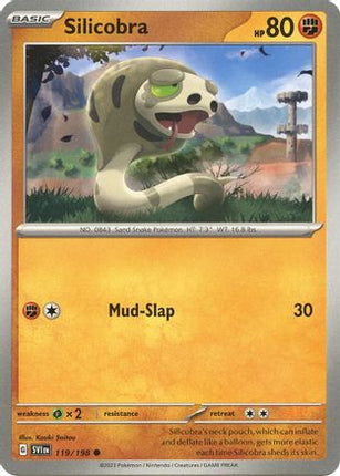 Pokemon TCG - Scarlet & Violet - Base Set - 119/198 - Silicobra - Common