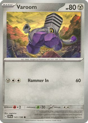 Pokemon TCG - Scarlet & Violet - Base Set - 141/198 - Varoom - Common - Reverse Holofoil