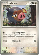 Pokemon TCG - Scarlet & Violet - Base Set - 154/198 - Lechonk - Common - Reverse Holofoil