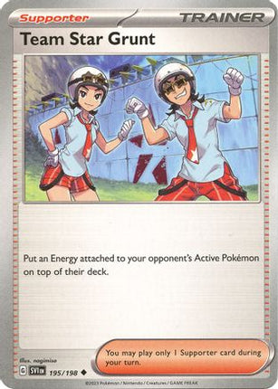 Pokemon TCG - Scarlet & Violet - Base Set - 195/198 - Team Star Grunt - Uncommon - Reverse Holofoil