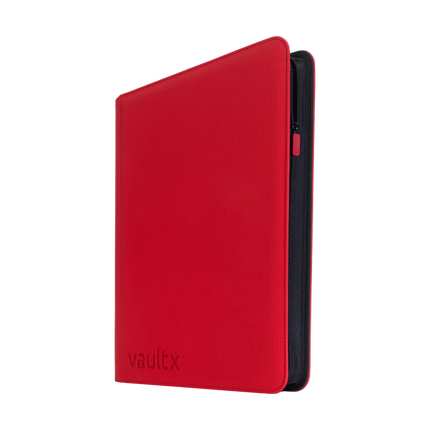 Vault X - 16-Pocket Exo-Tec® XXL Zip Binder - Red