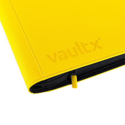 Vault X - 16-Pocket Exo-Tec® XXL Zip Binder - Yellow