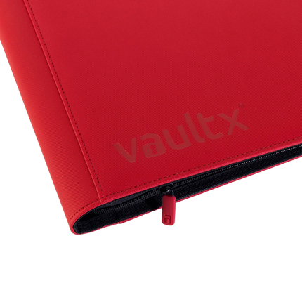 Vault X - 16-Pocket Exo-Tec® XXL Zip Binder - Red