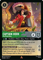 Lorcana TCG - Reign of Jafar - 109/204 - Captain Hook - The Pirate King - Rare - Non-Foil