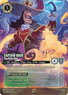 Lorcana TCG - Reign of Jafar - 215/204 - Captain Hook - The Pirate King - Enchanted - Holofoil