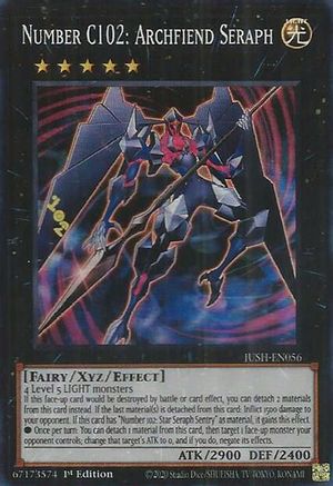 Yu-Gi-Oh! - Number C102: Archfiend Seraph (MP15-EN024) - Mega Pack 2015 - 1st Edition - Super