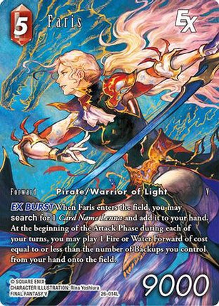 Faris EX (Full Art) (26-014L) - Gunslinger in the Abyss