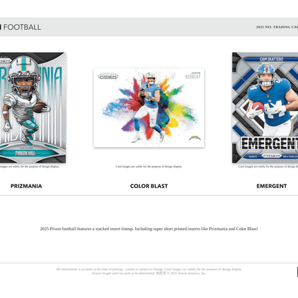 Panini - 2025 Prizm American Football (NFL) - Hobby Box