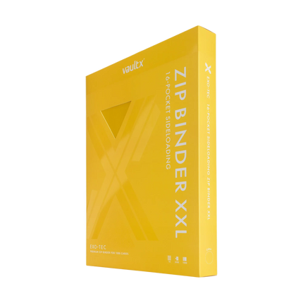Vault X - 16-Pocket Exo-Tec® XXL Zip Binder - Yellow