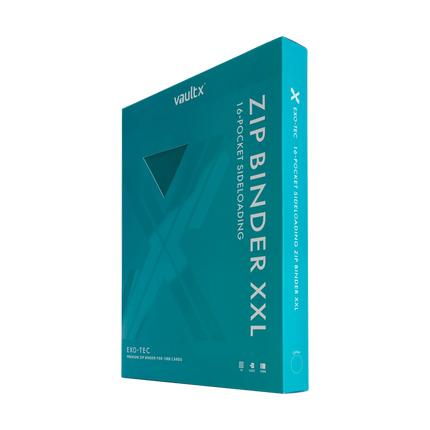 Vault X - 16-Pocket Exo-Tec® XXL Zip Binder - Teal