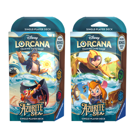 Disney - Lorcana TCG - Azurite Sea - Starter Deck Bundle