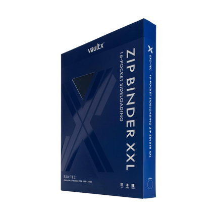 Vault X - 16-Pocket Exo-Tec® XXL Zip Binder - Blue