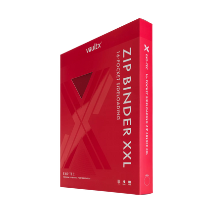 Vault X - 16-Pocket Exo-Tec® XXL Zip Binder - Red