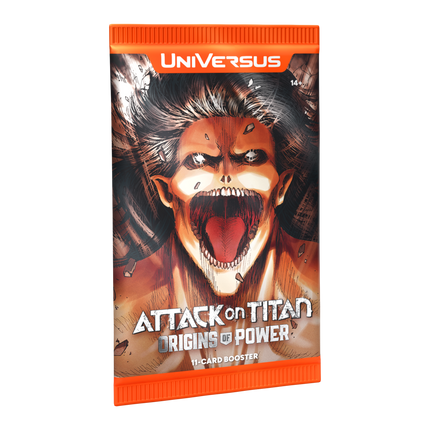 UniVersus CCG - Attack on Titan - Origins of Power Booster Box (24 Packs)