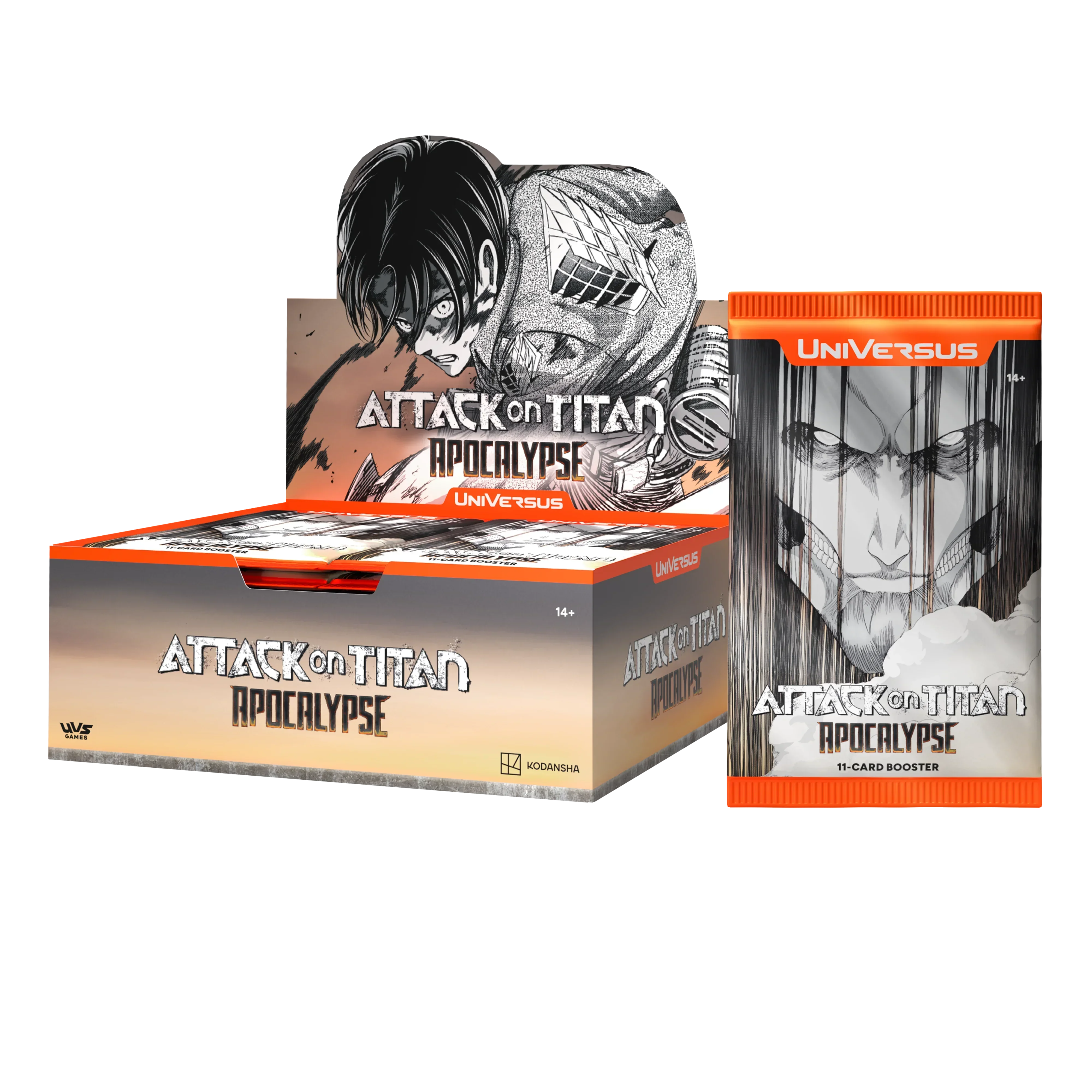 apocalypse booster box UniVersus CCG - Attack on Titan