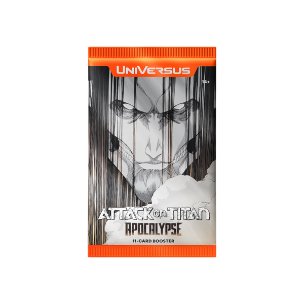 attack on titan apocalypse booster box UniVersus Attack On Titan: Apocalypse 24 Pack Booster Box
