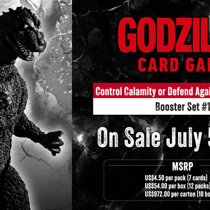 Godzilla Card Game - Set 1 - Booster Box (12x Packs)