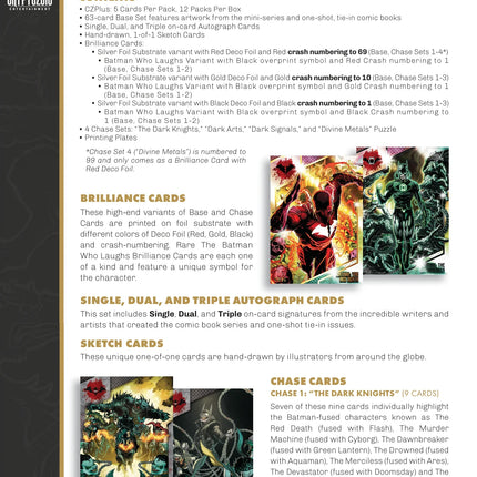 Cryptozoic Entertainment - 2024 CZPlus Dark Nights Metal Trading Cards