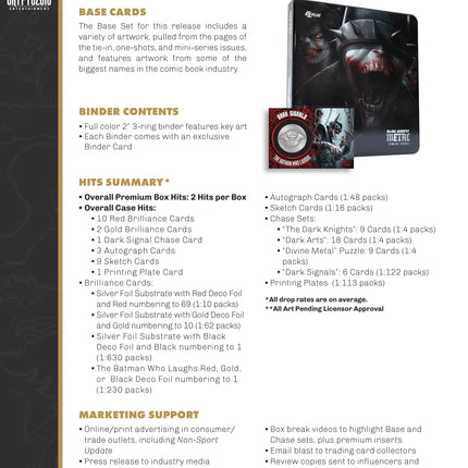 Cryptozoic Entertainment - 2024 CZPlus Dark Nights Metal Trading Cards