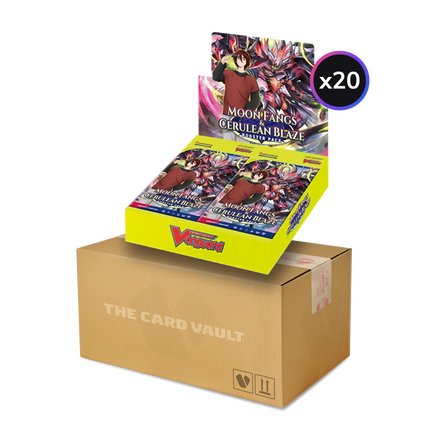 Cardfight!! Vanguard - Moon Fangs & Cerulean Blaze - Display Case (20 Boxes)