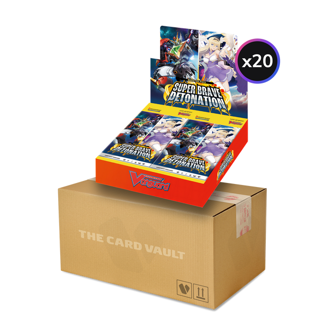super brave detonation booster box - dz-bt09 Cardfight!! Vanguard Dragon Empire / Dark States / Brandt Gate / Keter Sanctuary / Stoicheia Product Specifications 105 types of cards + Parallels + Special Feature Excluding reprint cards. VGE-DZ-BT09 Super Brave Detonation Booster