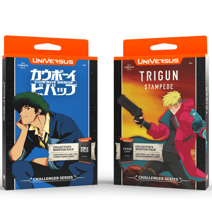 UniVersus CCG - Cowboy Bebop & Trigun Stampede - Challenger Series Decks