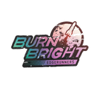 Cyberpunk TCG Set 02 Edgerunners: Burn Bright official announcement logo, placeholder artwork, not final product packaging
