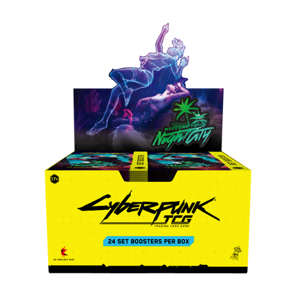 Cyberpunk TCG - Set 01 - Welcome to Night City - Booster Box (24x Packs)