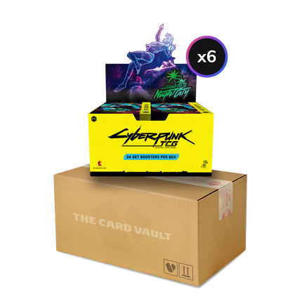 Cyberpunk TCG - Set 01 - Welcome to Night City - Display Case (6x Booster Boxes)