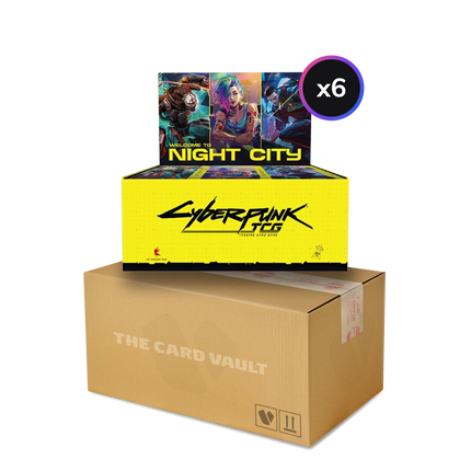 Cyberpunk TCG - Set 01 - Welcome to Night City - Display Case (6x Booster Boxes)